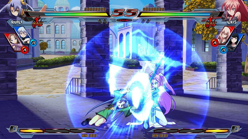 Nitro+爆裂：女主角梦幻格斗-游戏截图