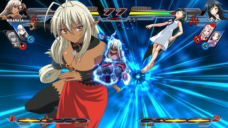 Nitro+爆裂：女主角梦幻格斗-游戏截图