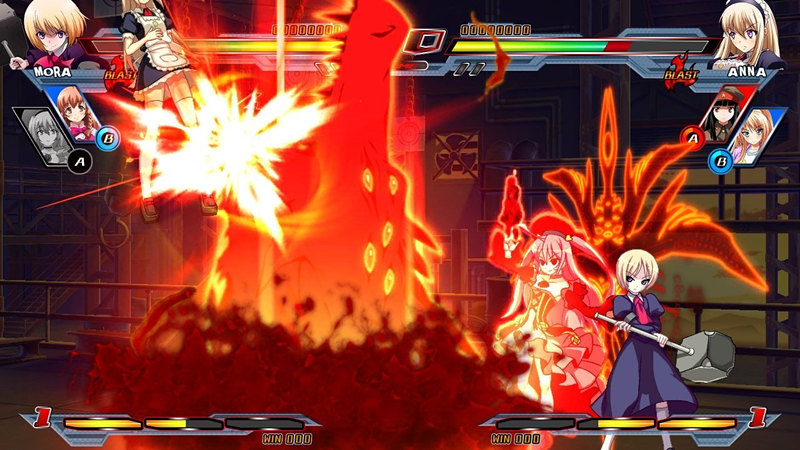 Nitro+爆裂：女主角梦幻格斗-游戏截图