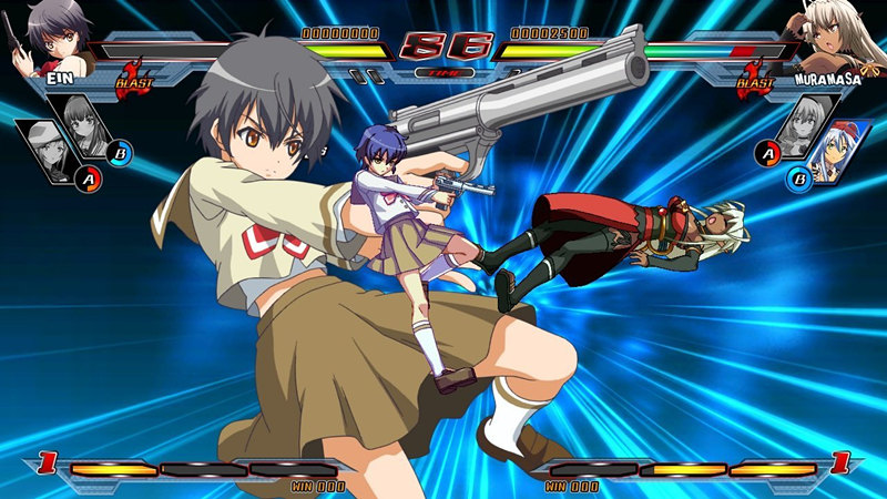 Nitro+爆裂：女主角梦幻格斗-游戏截图